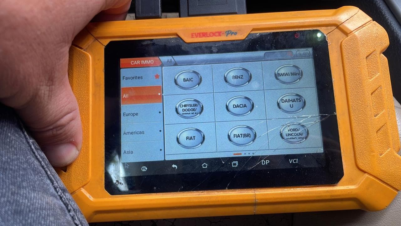 Programación de llave 19